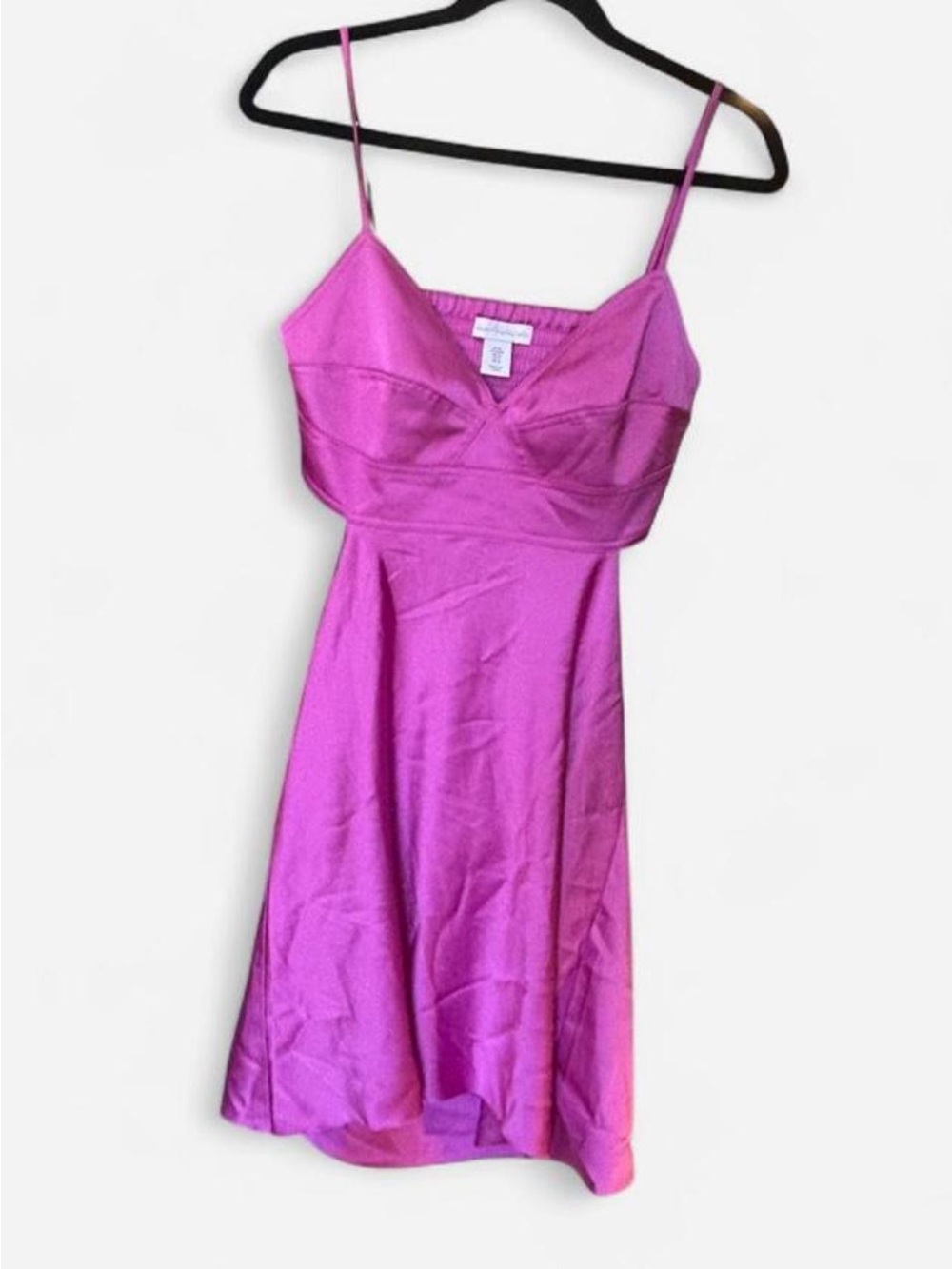 House of Harlow 1960 Fuchsia Spaghetti-Strap Mini Dress